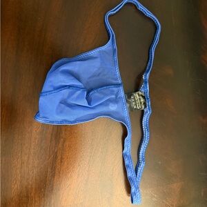 Men's Blue Thong